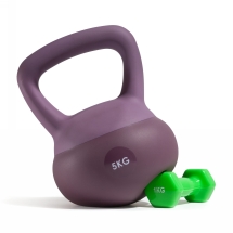 Гиря мягкая (резиновая)  5 кг. VictoryFit VF-KR050