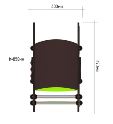 Качалка на пружине ЛД042005 для детской площадки, фото 2 Качалка на пружине ЛД042005 для детской площадки, фото 2