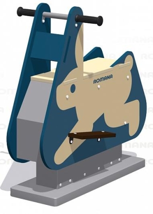 Качалка одноместная Romana 108.29.00-03 для детской площадки, фото 1