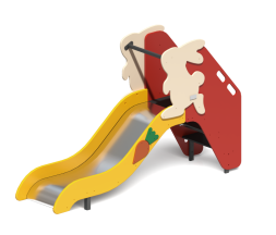 Детская горка Зайка ГР-05 H=650 для игровой площадки, фото 1 Детская горка Зайка ГР-05 H=650 для игровой площадки, фото 1