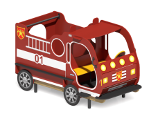 Игровой комплекс Пожарная машинка ИО-10.1 для детской площадки