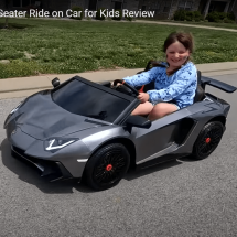 Электромобиль Lamborghini Aventador 24V A8803 серый