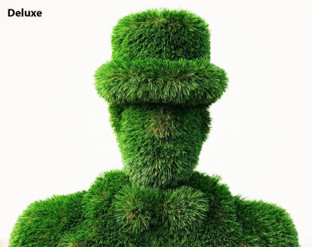 Топиари Джентльмен в шляпе с тростью, h=230 см - газон Deluxe, фото 3