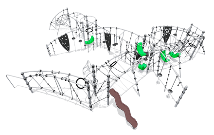 Спортивный комплекс ВСТ 7720 для спортивной площадки, фото 1