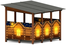 Теневой навес (Эко) МФ 78.31.24-02