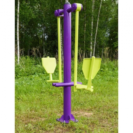 Smart-1023 Уличный тренажер Жим ногами (двусторонний) Zavodsporta, фото 5