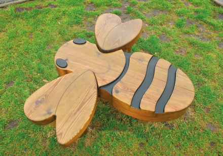 Детская скамейка Пчела, фото 3