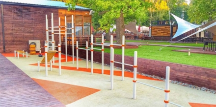 Резиновое покрытие для спортивных площадок, фото 1