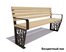 Парковая скамейка Роща, Сосна 1,8 м