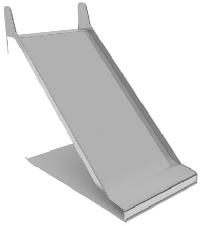 Горка из нержавеющей стали ГГН-1500.2000.006 для детской площадки, фото 1