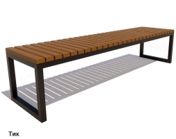 Скамейка уличная Нео, Лиственница 1,2 м, фото 1