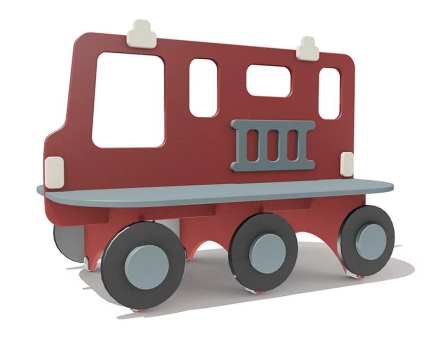 Скамейка детская МЧС ВСТ 5794 для игровой площадки, фото 1