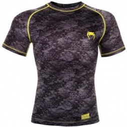 Рашгард Venum Tramo Black/Yellow S/S, фото 1