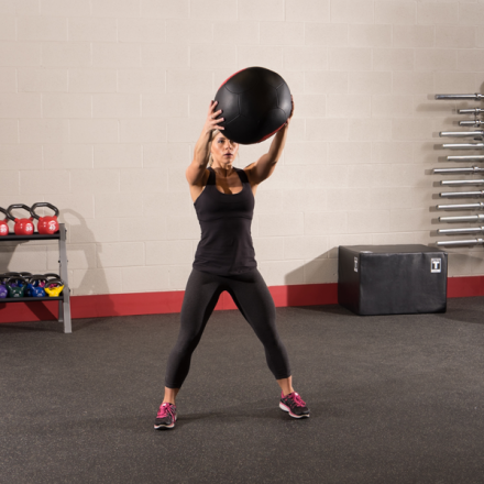 Тренировочный мяч мягкий WALL BALL 6,4 кг (14lb), фото 36