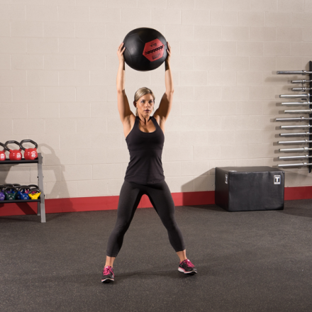 Тренировочный мяч мягкий WALL BALL 6,4 кг (14lb), фото 38