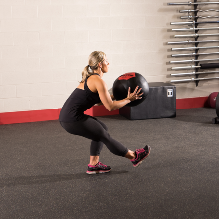 Тренировочный мяч мягкий WALL BALL 6,4 кг (14lb), фото 51