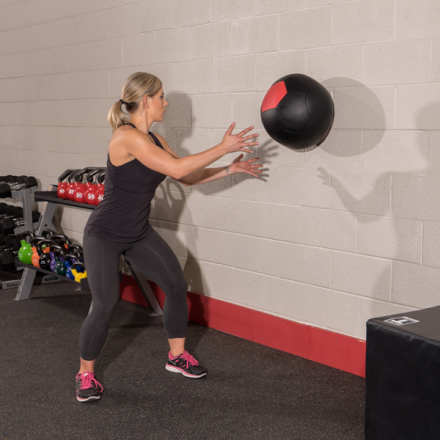 Тренировочный мяч мягкий WALL BALL 6,4 кг (14lb), фото 13