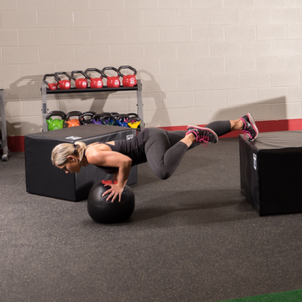 Тренировочный мяч мягкий WALL BALL 6,4 кг (14lb), фото 14