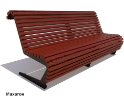 Скамейка уличная Стрит, Сосна 2,0 м, фото 3