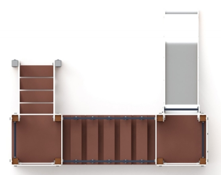 Детская игровая площадка Королевство (Картонное) ДИК 1.15.07-12 H=900, фото 5