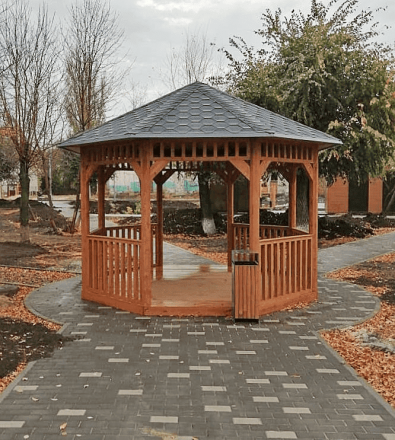 Восьмигранная беседка КОЛОКОЛЬЧИК, фото 1