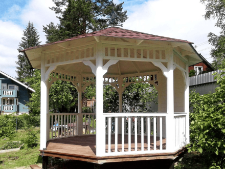 Восьмигранная беседка КОЛОКОЛЬЧИК, фото 4