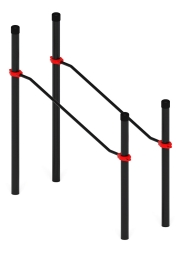 Воркаут ЛОВ 89 красный ВТ 101.03-01, фото 4 Воркаут ЛОВ 89 красный ВТ 101.03-01, фото 4