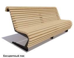 Скамейка уличная Стрит, Сосна 2,5 м, фото 1