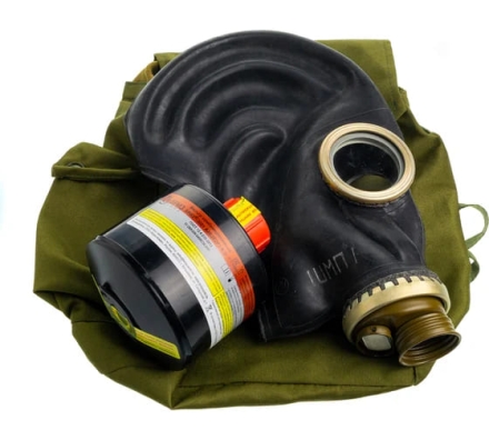 Фильтрующий противогаз БРИЗ "-3301(ППФ)" марки А2В2Е2Р3 R D с лицевой частью ШМП-1 500104021, фото 1