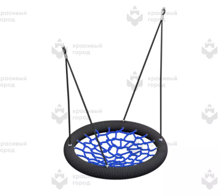 Подвес «Гнездо» чёрно-синее, фото 1