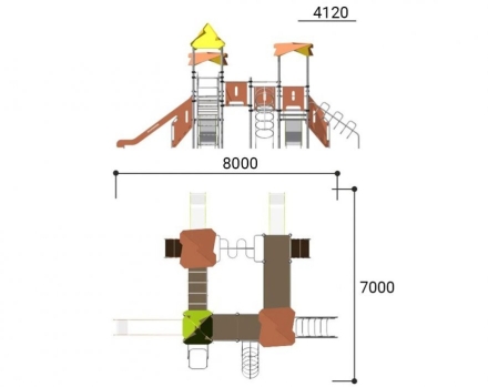 Детский игровой комплекс Romana 101.31.00, фото 4