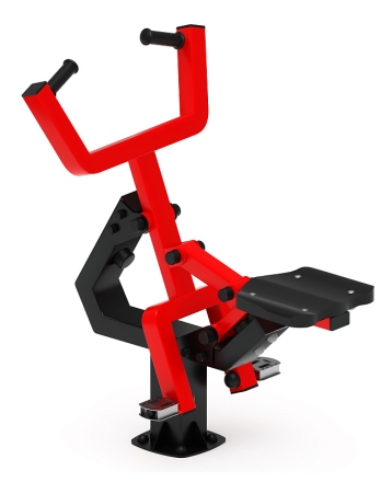 Наездник (красный) - Уличный тренажер - СТ 033-11.П, фото 1