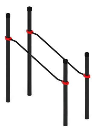 Воркаут ЛОВ 108 красный ВТ 102.03-01, фото 1