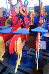 Качалка на пружине Пони 4014 для детской площадки, фото 4 Качалка на пружине Пони 4014 для детской площадки, фото 4