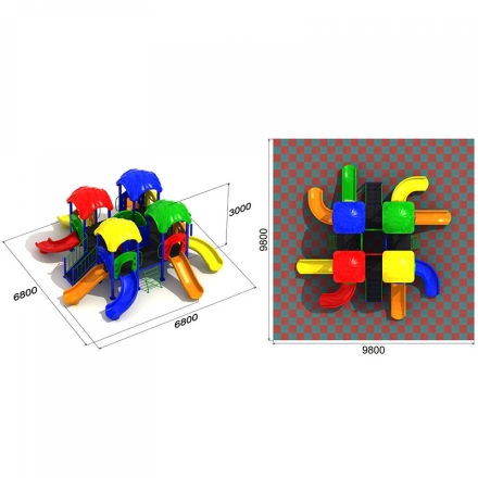 Детская игровая площадка Каравай 4.2, фото 3