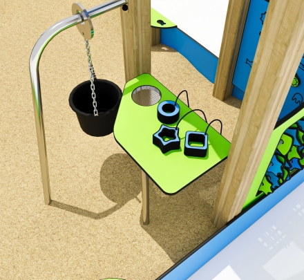 Песочный дворик ЛД051002 для детской площадки, фото 3