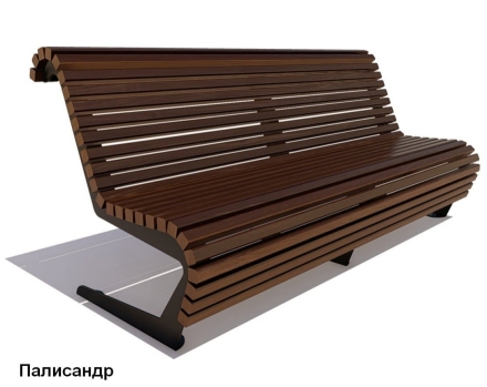 Скамейка уличная Стрит, Сосна 3,0 м, фото 2