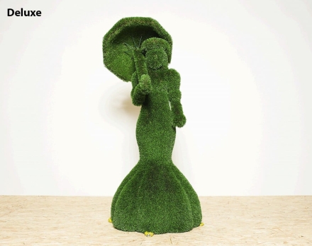 Топиари леди с зонтиком, Марго, платье № 4 - газон Eco, фото 4