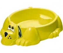 Песочница-бассейн "Собачка" 373 жёлтый Песочница-бассейн "Собачка" 373 жёлтый