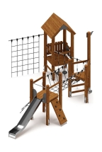 Игровой комплекс (лиственница темный ) ДИК 2.24.02-Л.И1.01