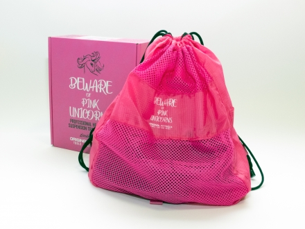 Петли для функционального тренинга PINK UNICORN с набором из 3 широких эспандеров в подарок, фото 3