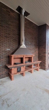 Печь Аристократ 730 Радиальный кирпич красный с коричневым, фото 7