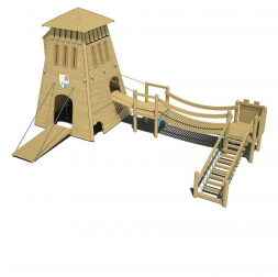 Детский игровой комплекс "Башня Рыцаря", фото 1 Детский игровой комплекс "Башня Рыцаря", фото 1