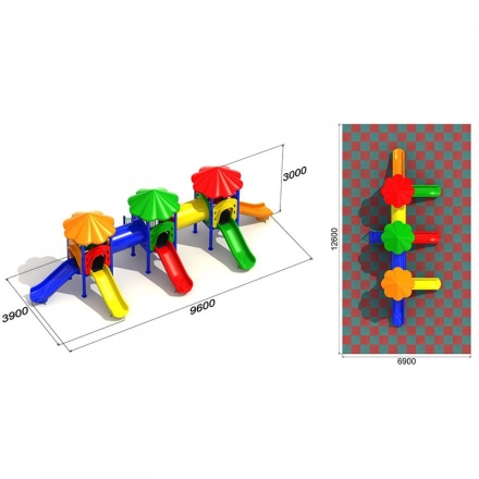 Детская игровая площадка Богатырь 4.3, фото 3