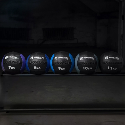 Медицинский мяч YOUSTEEL вес 7 кг, диаметр 35,5 см, фото 2