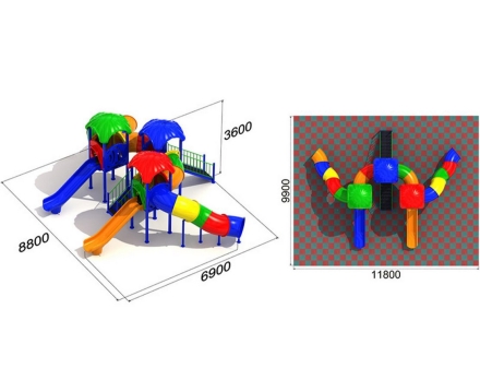 Детская игровая площадка Улитка 3.2, фото 2