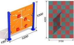 Развивающий элемент Лабиринт 3 для детской площадки, фото 3