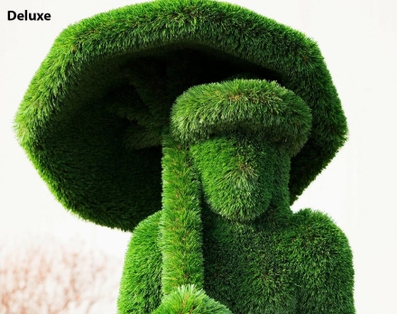 Топиари леди с зонтиком, Элизабет, платье № 4 - газон Eco, фото 5