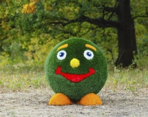 Топиари смайлик - газон Deluxe Топиари смайлик - газон Deluxe