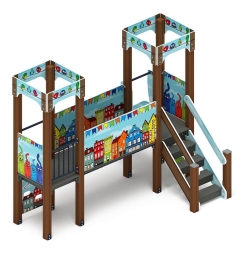 Королевство (Коты) - ДИК 1.15.06-11 - Игровой комплекс H=900, фото 3